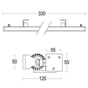 MAXITRATTO WALL - Ceiling mounted aluminium Outdoor linear profile for LED modules by Ghidini Lighting - view 3